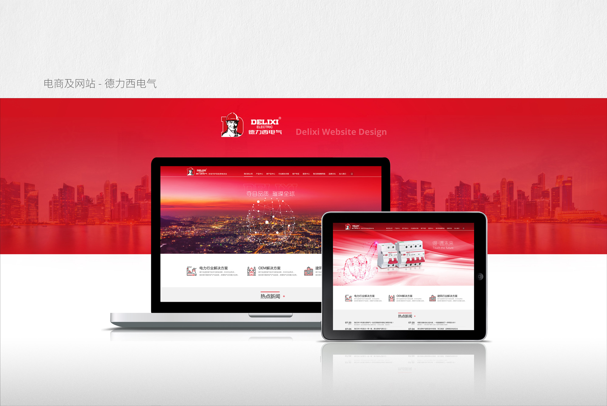 Delixi Website & Brochure Design